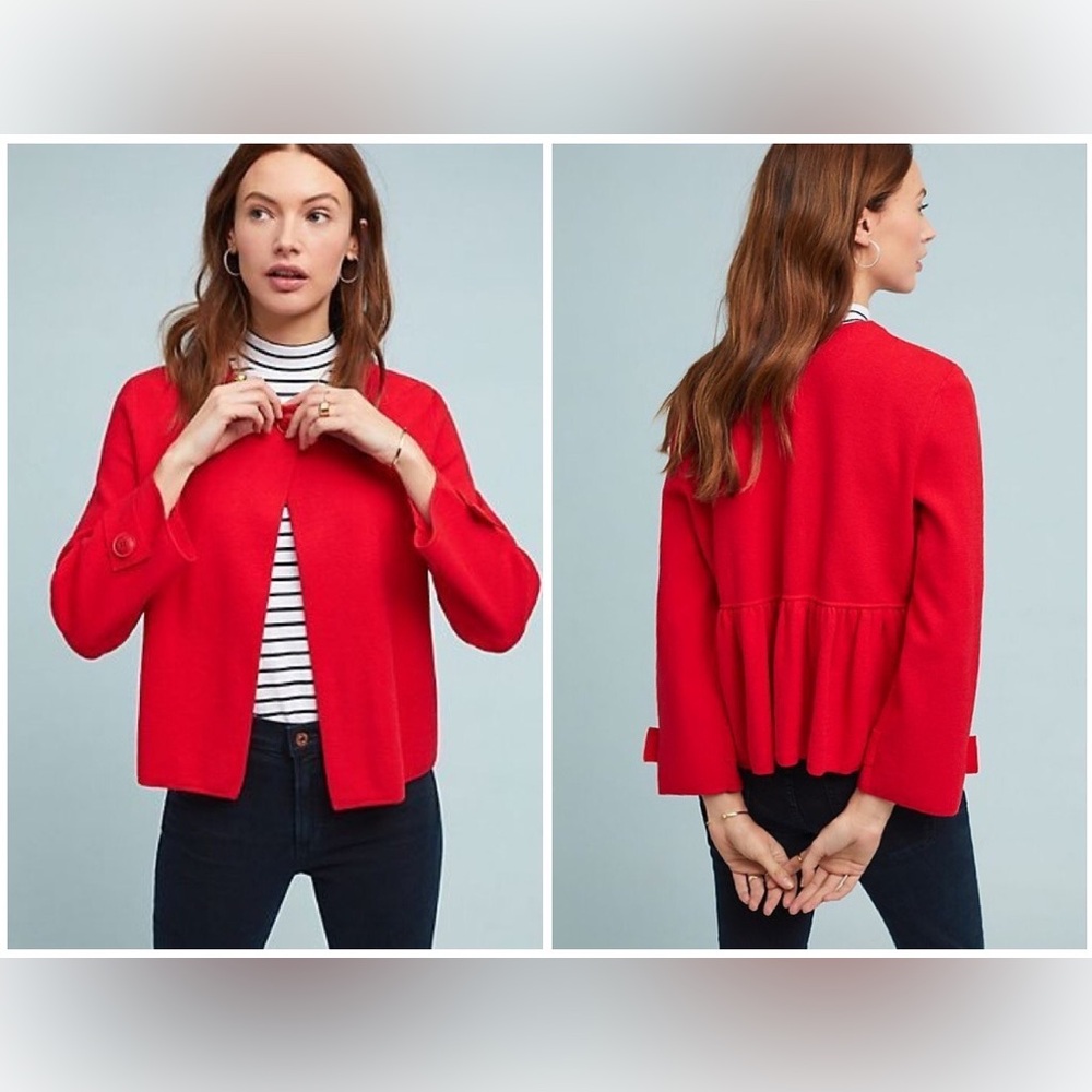 🆕 BY ANTHROPOLOGIE Jessalyn Knit Blazer S